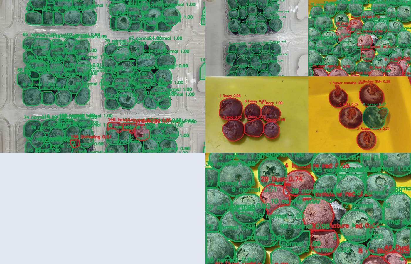 Resultado de visi&oacute;n computacional sobre fruta